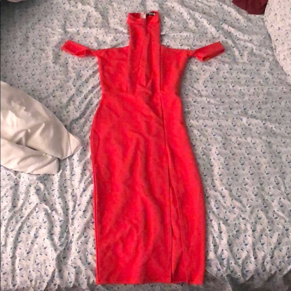 Missguided Orange Dress